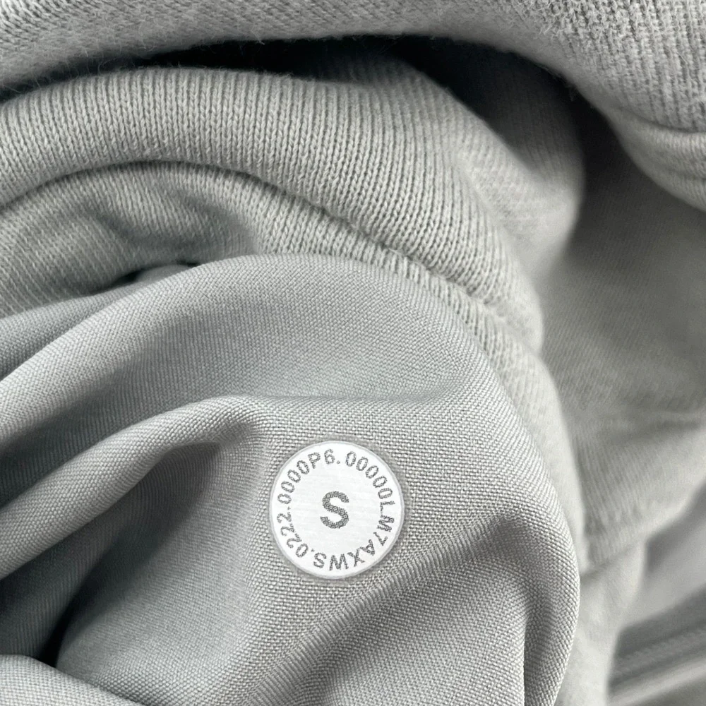 Lululemon City Sweat Shorts Mens Small Grey Drawstring Athletic Gym